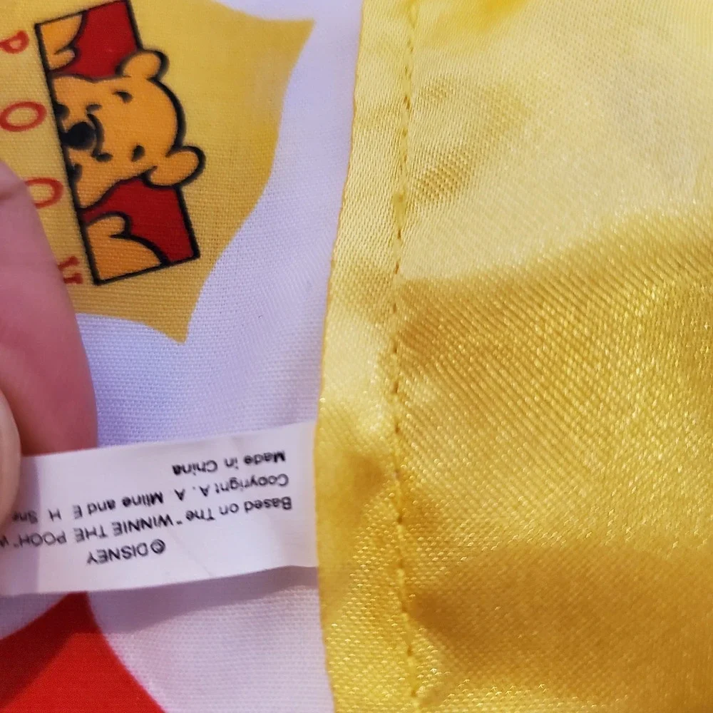 Peek A Boo Pooh Doll Winnie The Pooh Disney Vibtage Replacement‎ Blanket Satin